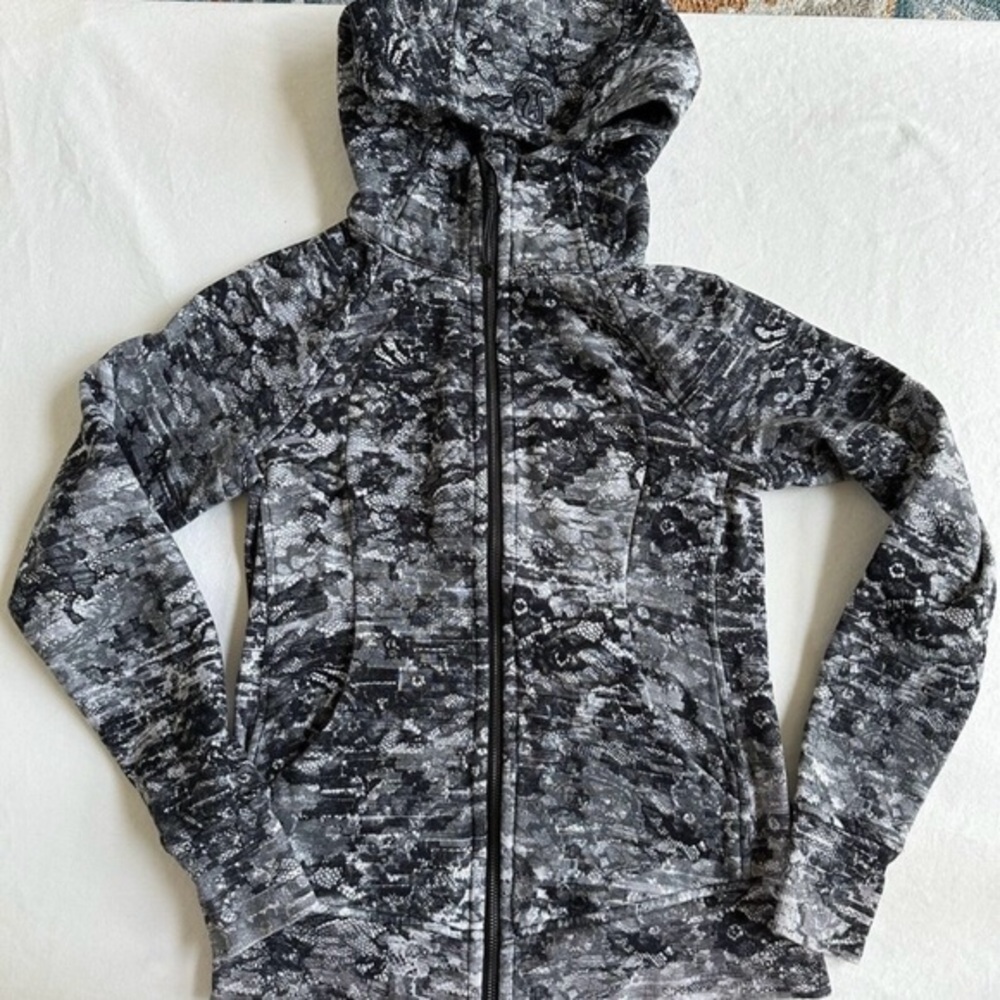 lululemon athletica Black Gray Hoodie